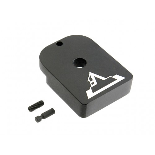Army Armament TTI Hicapa Base Plate, This metal base plate is designed for the Army Armament TTI Combat Master, but it is also compatible with many other Hicapa magazines
